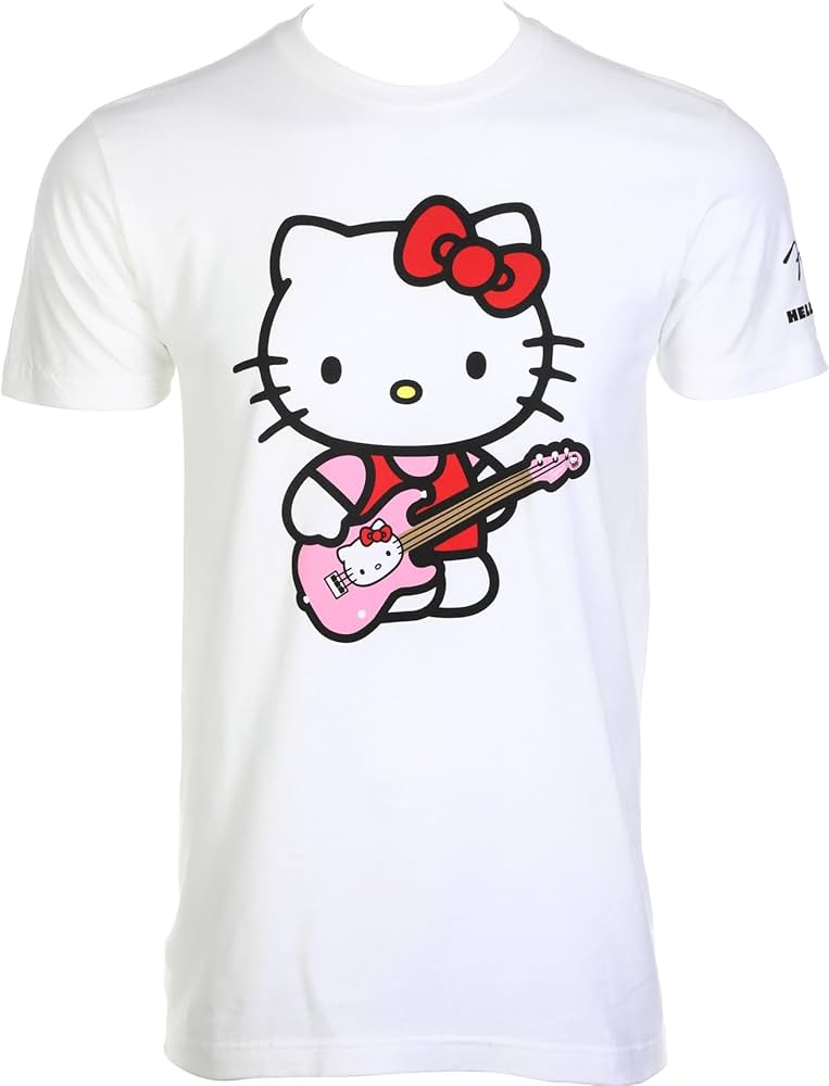 Fender x Hello Kitty Tシャツ XLサイズ Fender Fender x Hello Kitty Black Back Logo Tee, L